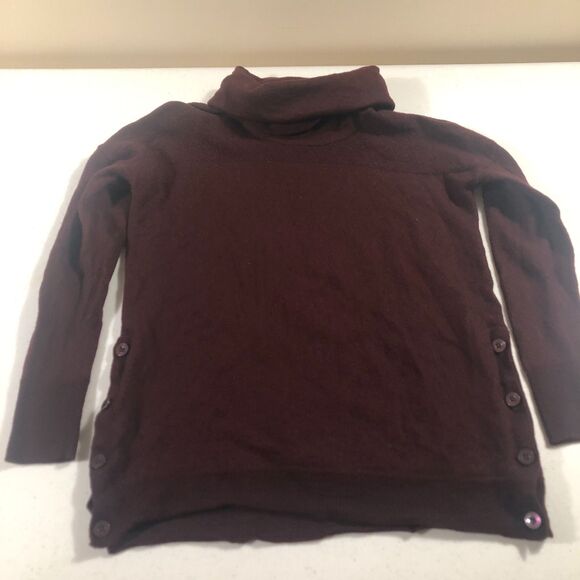 Adrienne Vittadini Cowl Neck Sweater Sz M 100% Merino Wool Quiet Luxury Academia - Picture 6 of 6